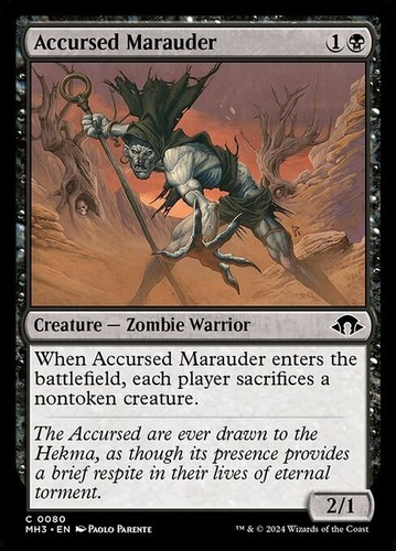 Accursed marauder modern - marauder, ~