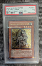 Kristallungeheuer Topastiger Ultimate Rare FOTB-DE004 1. Edition PSA 7