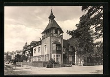 Heringsdorf / Ostsee, Erholungsheim Frieden, Villa Vogelsang, Ansichtskarte 