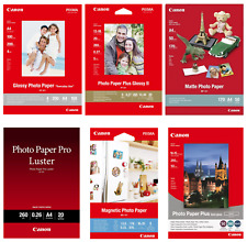 Original Canon Fotopapier A4 DINA4 Fotopapier 10x15 13x18 matt Glänzend Glossy