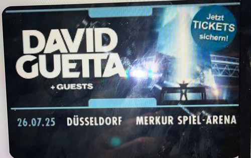 David guetta konzertkarte - david,