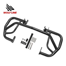 Motorcycle Engine Guard Crash