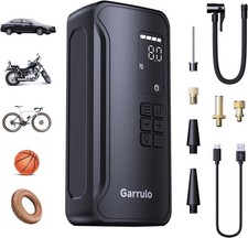 Tragbare Elektrische Luftpumpe 150PSI Mini Fahrradpumpe mit LED-Licht Kompressor