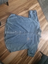 Herren Jeanshemd Gr.XXL Blau