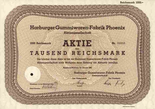 Harburger gummi phoenix 1942 - harburger,