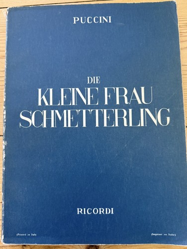 Altes notenbuch die kleine - notenbuch, "die
