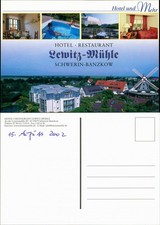 Ansichtskarte Schwerin Hotel/Restaurant "Lewitz-Mühle" 2000