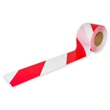 Absperrband 500 m Flatterband Warnband Signalband 500 m Trassenband in ROT WEISS