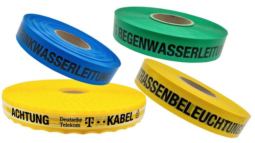 Trassenwarnband verschiedene