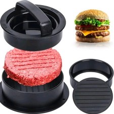 ✅3in1 Burgerpresse🍔Hamburgerpresse Pattiesformer Fleisch Burger Petty Grill BBQ