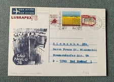 Portugal 1977 Lisboa - used postal stationery postcard to Bad Honnef Germany