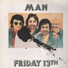 Man Friday 13th BLACK VINYL NEAR MINT Line Vinyl LP