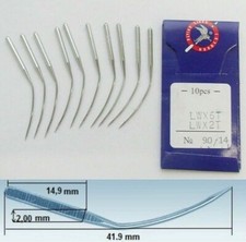 Blindstich Nadeln Nähnadeln  , LWX6T N90 , 10 Stück