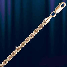 Rotgold Rose Gold 585/14kt Korda Halskette & Armband 2,7 mm Neu mit Etikett