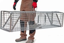 Fuchsfalle Waschbärfalle Kastenfalle Marderfalle Biber Falle 130x34x34  XL 