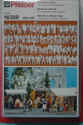 Preiser 16359 mittelaltermarkt - preiser,