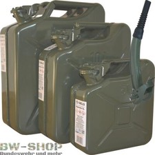 NATO BENZINKANISTER 5L 10L 20L / AUSGIEßER BUNDESWEHR TANK BW KANISTER BEHÄLTER