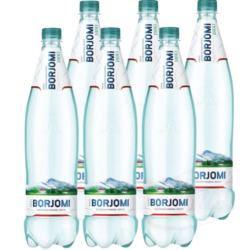Borjomi mineralwasser 1l - borjomi, 6x
