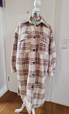 H&M HM Mantel Filz Wolle