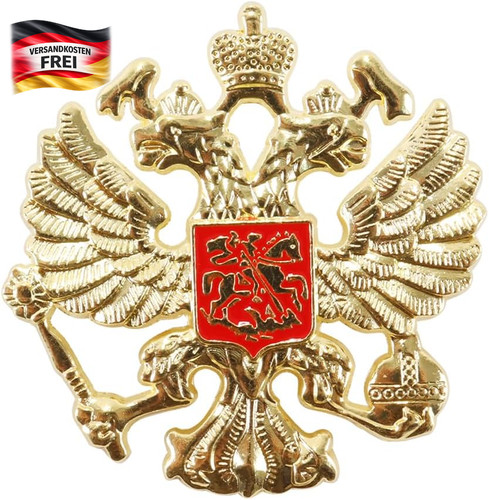 Doppelkopf-Adler-Brosche