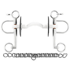 Sprenger Nathe Pelham 15 mm mit weicher Stange Zungenfreiheit und langen Anzügen