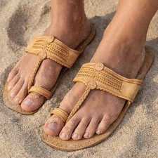 Sandalen Indien Schuhe Natur