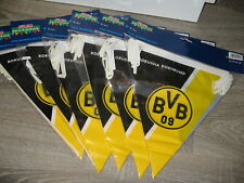 BORUSSIA DORTMUND BVB 09 FAN WIMPELKETTE VON HERLITZ PRO STÜCK A 4 METER