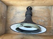 alte Kandem Industrielampe Emaille Bauhaus Lampe Werkstattlampe Deckenlampe 2