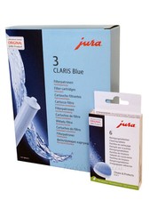 JURA ORIGINAL Claris BLUE+ Filter 24231 +Reinigungstabletten 24225 / 71312 BLUE