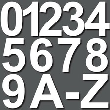 15cm weiß Aufkleber