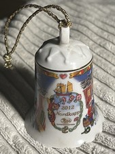 Hutschenreuther  Porzellan, Weihnachtglocke 2012, Nordkapp, 7 cm