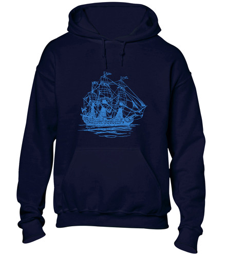 Piratenschiff sketch hoody - piratenschiff,