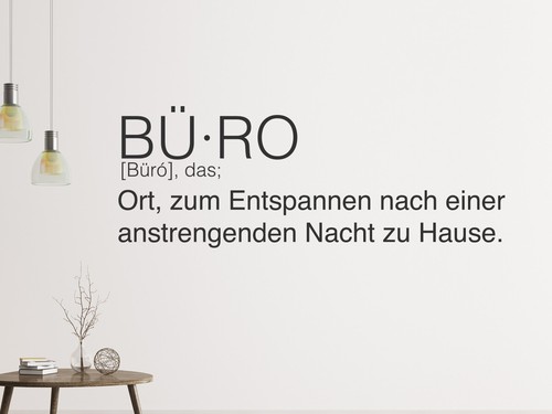 Wandtattoo büro deko - büro,