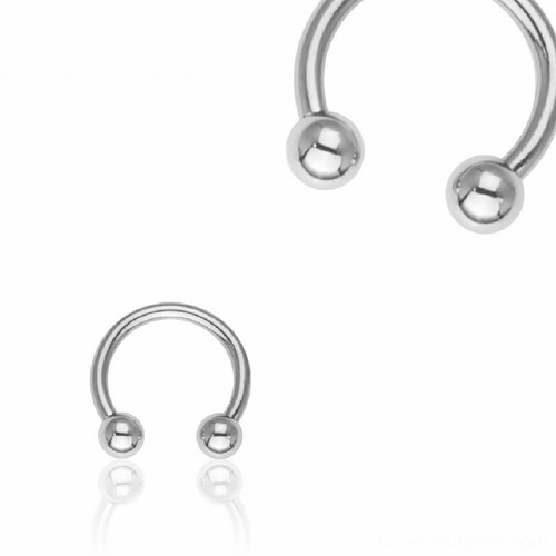 Piercing hufeisen silber - piercing,