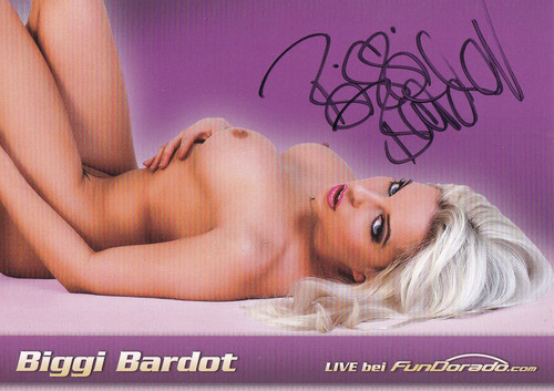 Autogramm biggi bardot - -,