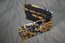 Versace Jeans Couture Portemonnaie Borsa Wallet Geldbörse Geldbeutel schwarz