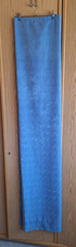 2 Schals+1 Kurzgardine, blaue Übergardine mit floralem Muster,