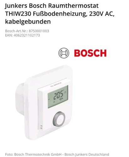 Bosch raumthermostat thiw230 - bosch,