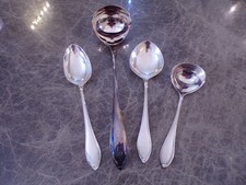 Robbe & Berking Modell NAVETTE Satz 4 Vorleger Vorlegeteile Silber 90er TOP