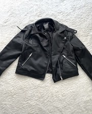 Primark Lederjacke Schwarz Gr. 36 Damen Lederjacke