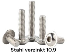 Linsenkopfschraube stahl - linsenkopfschraube,