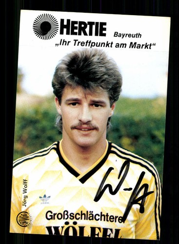 Jörg wolff autogrammkarte - wolff,