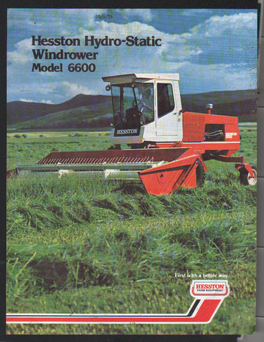 Hesston model 6600 - hesston, 6600"