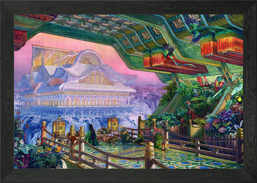 Sky garden gerahmtes wandbild - sky,