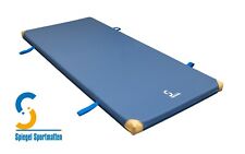 Turnmatte "Classic-GYM" VB120 Sportmatte 150x100x6 cm mit Lederecken* Blau
