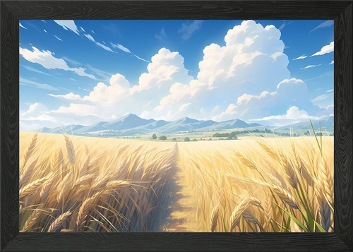 Anime landschaft gerahmtes - anime,