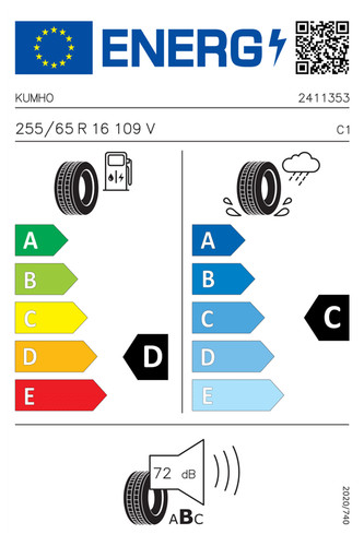 Sommerreifen kumho 255 16 - kumho,