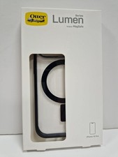OtterBox iPhone 15 Pro Hülle Lumen Series Magsafe Cover Clear / Schwarz UVP 48£