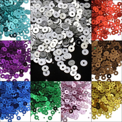 Pailletten glatt rund 3mm - pailletten,