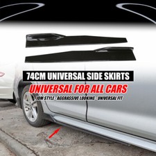 Auto Seitenschweller Ansätz Sideskirt Erweiterung Splitter Flap Universal 74cm